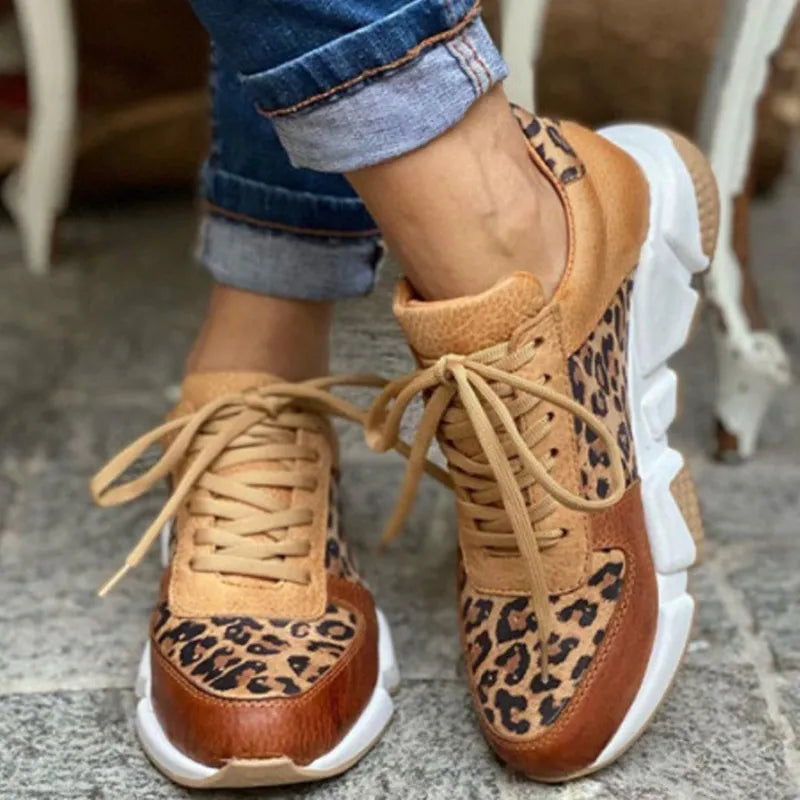 Jimena™ | Zapatillas con estilo leopardo