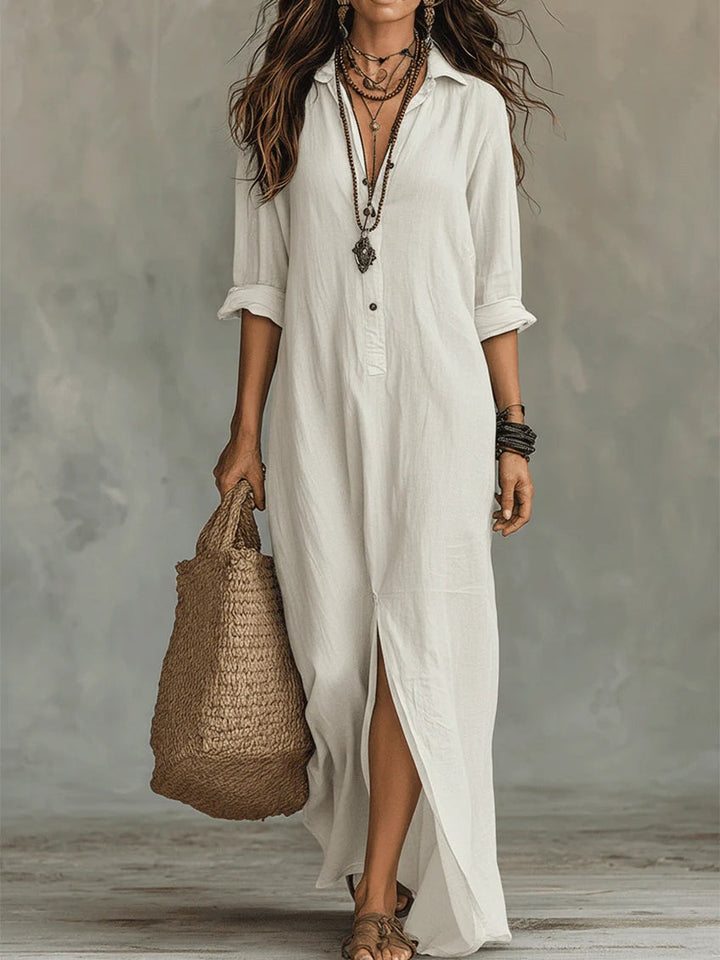WILLOW | Vestido Maxi Sin Esfuerzo Silueta Halagadora Uso Diario Versátil