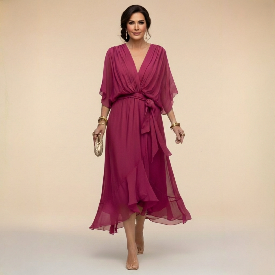 Elegancia sin esfuerzo para ocasiones especiales – Vestido Mónica