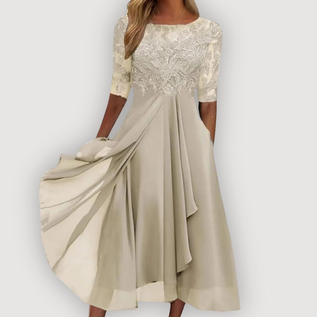 Maria | Vestido Elegante de Chifón