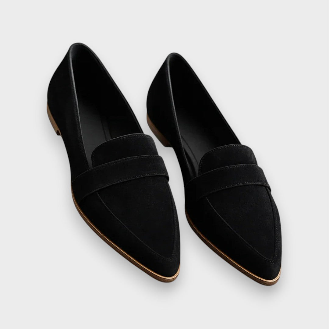 Lorena™ | Mocasines ortopédicos de cuero