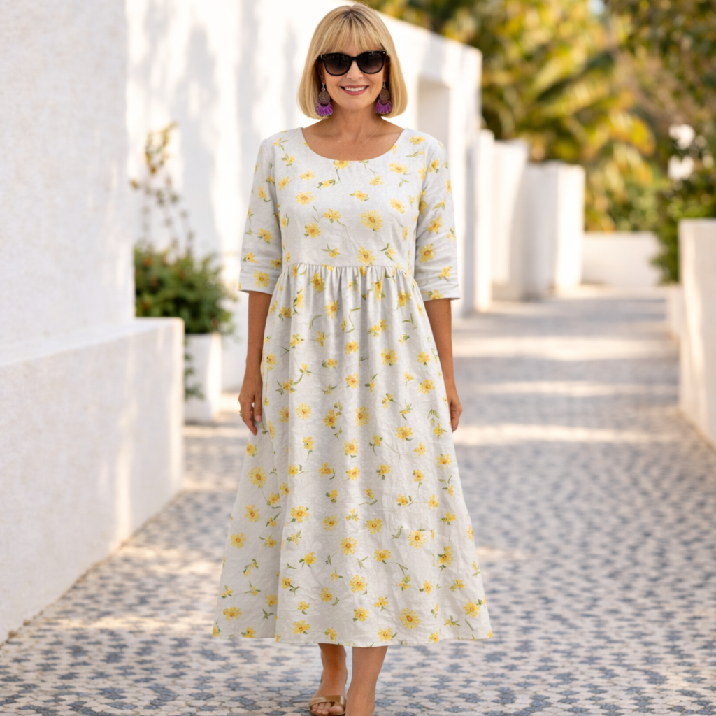 Susan | Vestido Floral con un Toque Veraniego