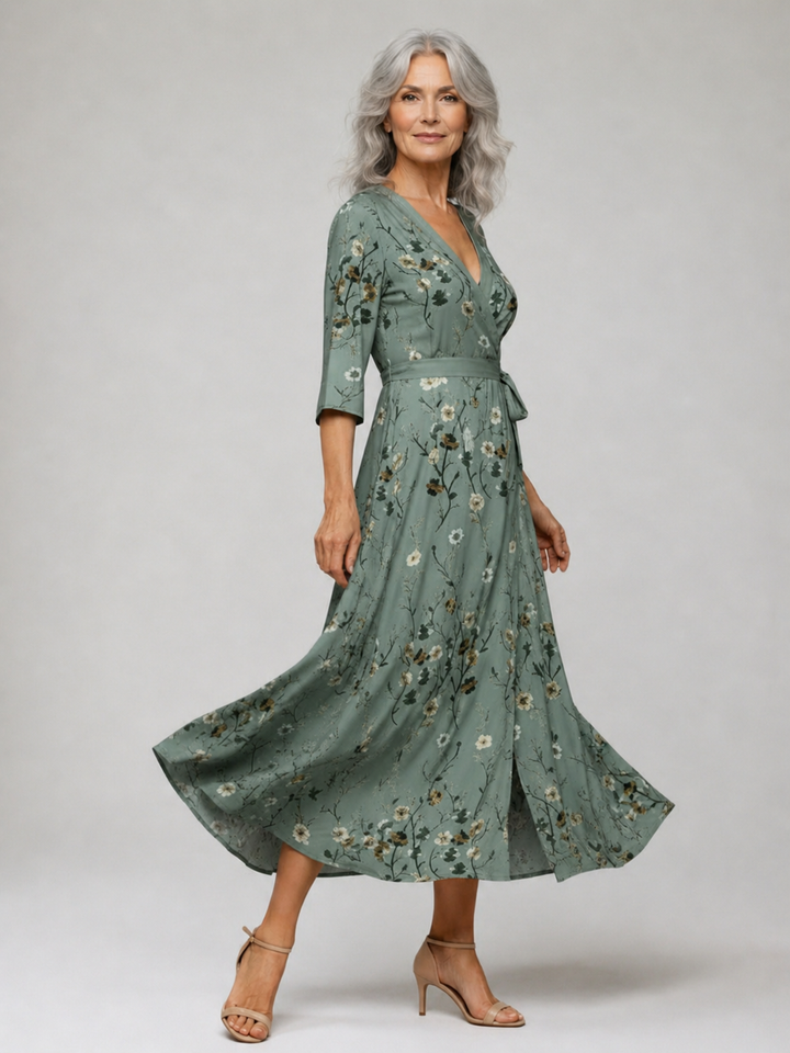 Selora | Vestido Maxi Fluido con Halter