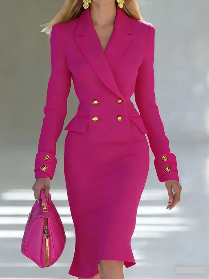 El Vestido Blazer Doble Botonadura Corvienne
