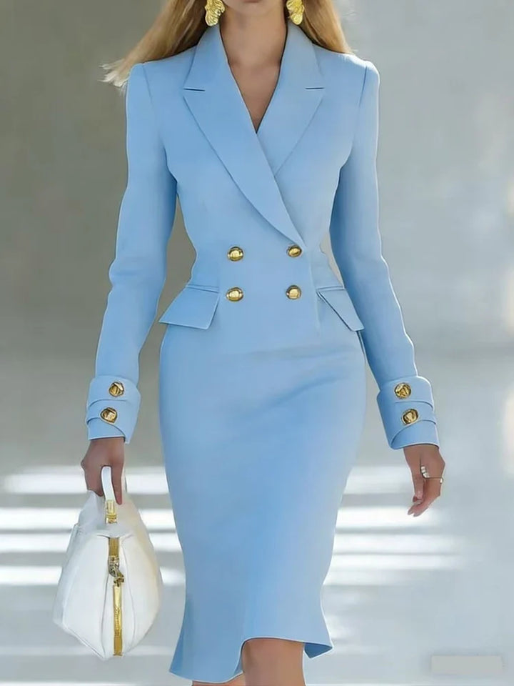 El Vestido Blazer Doble Botonadura Corvienne