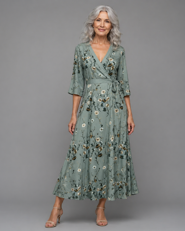 Selora | Vestido Maxi Fluido con Halter
