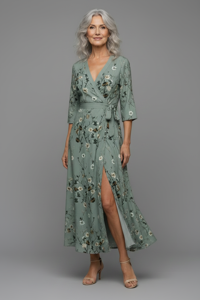 Selora | Vestido Maxi Fluido con Halter
