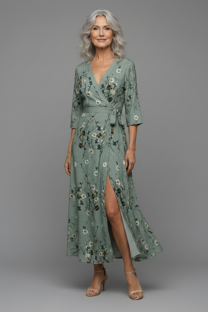 Selora | Vestido Maxi Fluido con Halter