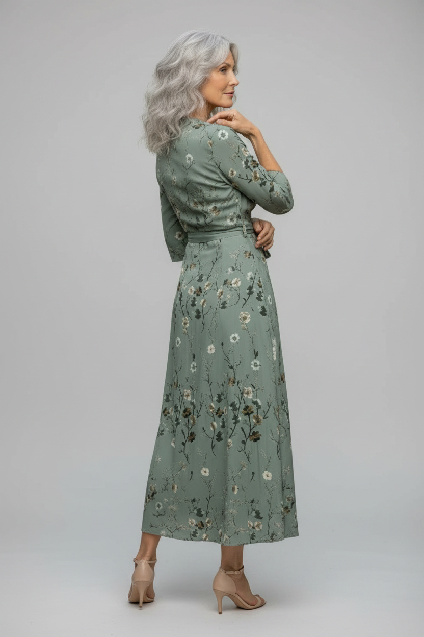 Selora | Vestido Maxi Fluido con Halter
