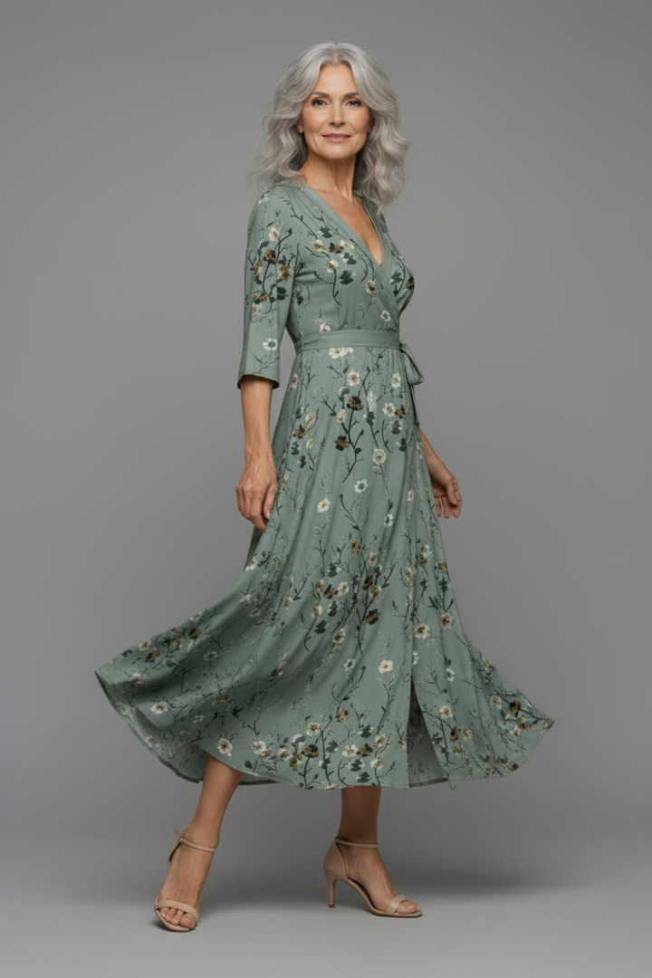Selora | Vestido Maxi Fluido con Halter