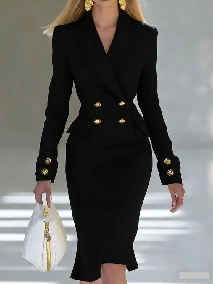 El Vestido Blazer Doble Botonadura Corvienne