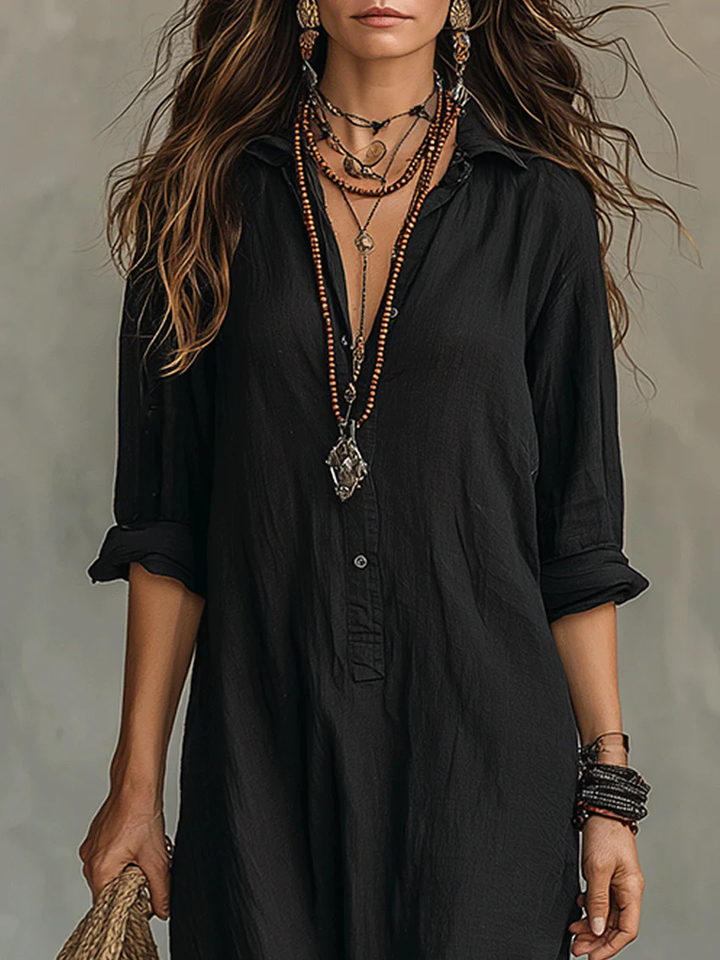 WILLOW | Vestido Maxi Sin Esfuerzo Silueta Halagadora Uso Diario Versátil