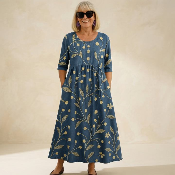 Lily | Vestido Midi - Comodidad Sin Esfuerzo